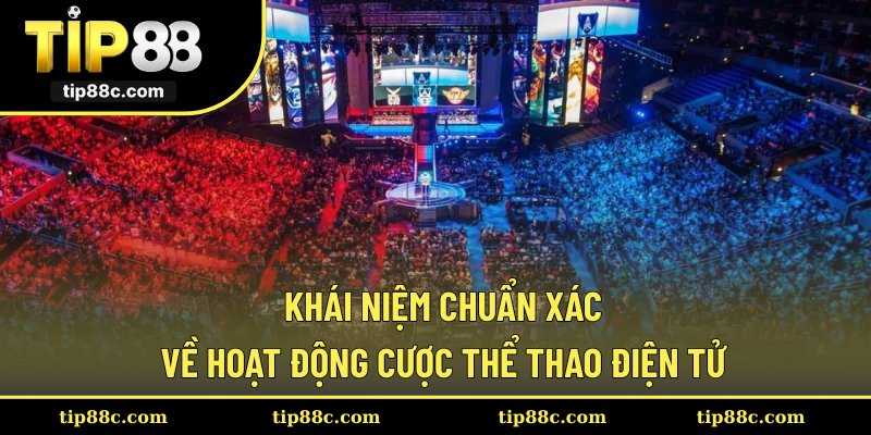 Khái niệm chuẩn xác về hoạt động cược thể thao điện tử