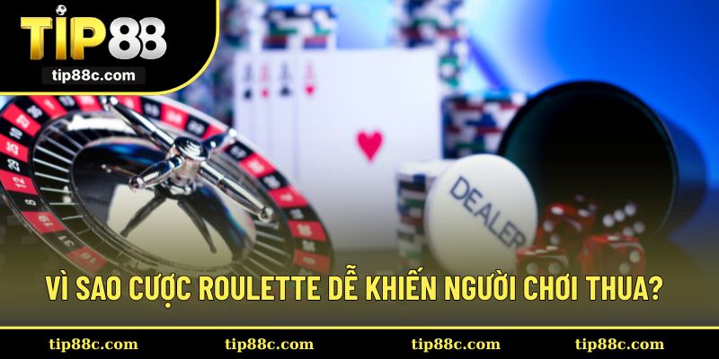 Lý do vì sao cược roulette dễ khiến người chơi thua?